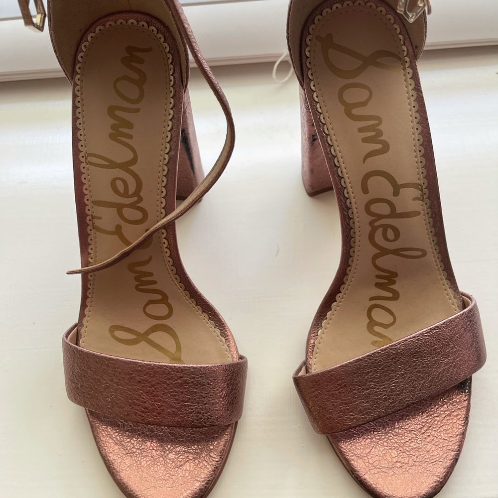 Rose gold heels